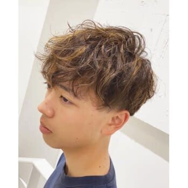 【男性限定】カット＋パーマ＋炭酸泉　￥11000