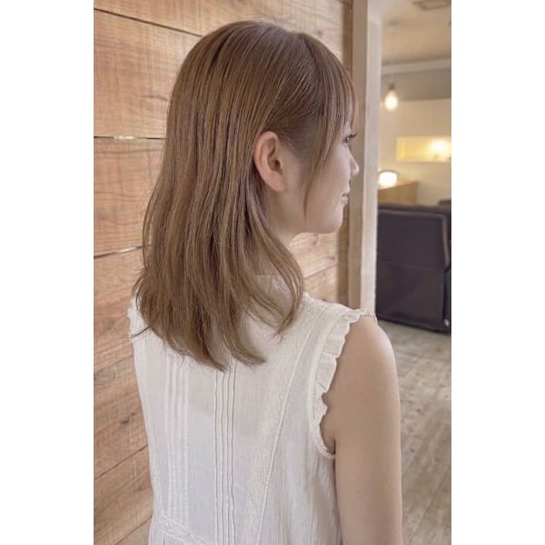New!!ツヤを育てるカラー!【潤い水素カラー】+【似合わせカット】+【トスジェルトリートメント】