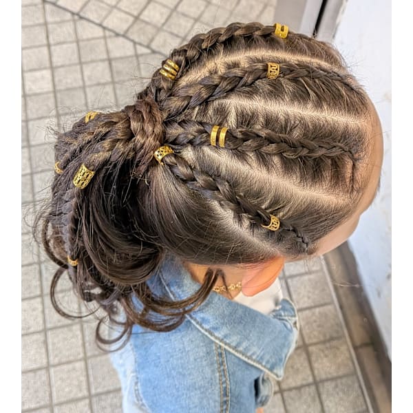 ダンス用ヘアセット