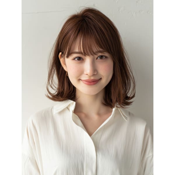 【平日限定 】カット+ツヤカラー+髪質改善《水光》トリートメント+ホームケア