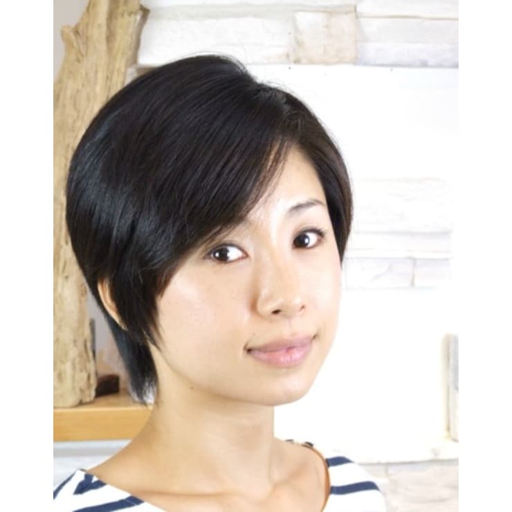 黒髪ストレートが新鮮 シャープショートスタイル H Hair Spa エイチヘアアンドスパ のヘアスタイル 美容院 美容室を予約するなら楽天ビューティ