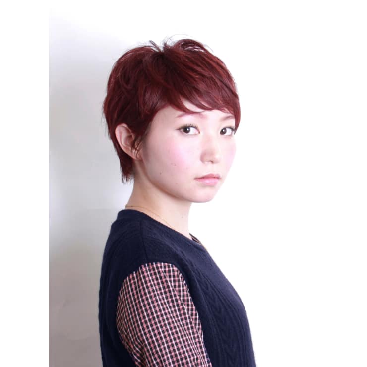 14冬カラーショート Beautrium Ginza ビュートリアム のヘアスタイル 美容院 美容室を予約するなら楽天ビューティ