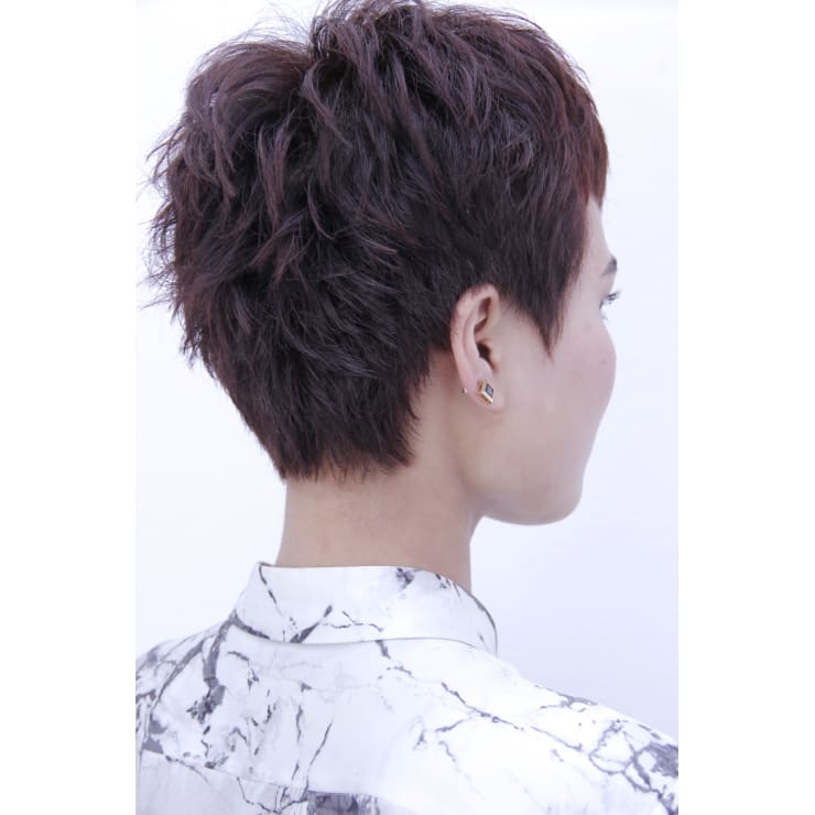 カッコイイベリーショート Beautrium 梅田 ビュートリアム のヘアスタイル 美容院 美容室を予約するなら楽天ビューティ