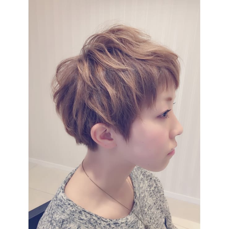 ゆるふわベリーショート Ash 高幡不動店 アッシュタカハタフドウテン のヘアスタイル 美容院 美容室を予約するなら楽天ビューティ