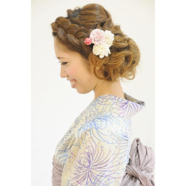 浴衣ヘアセット 着付け 横浜桜木町石川町 レンタル 花火大会 Broto ブロット のヘアスタイル 美容院 美容室を予約するなら楽天ビューティ