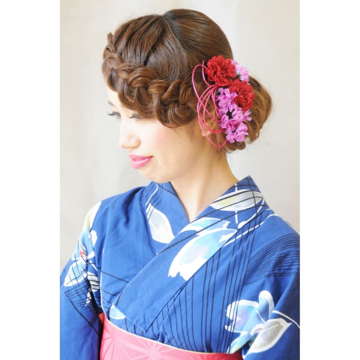 浴衣ヘアセット 着付け 横浜桜木町石川町 レンタル 花火大会 Broto ブロット のヘアスタイル 美容院 美容室を予約するなら楽天ビューティ