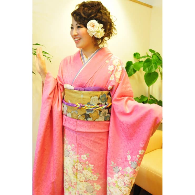 成人式振袖着付け ヘアセット♪新横浜関内 桜木町みなとみらい | broto