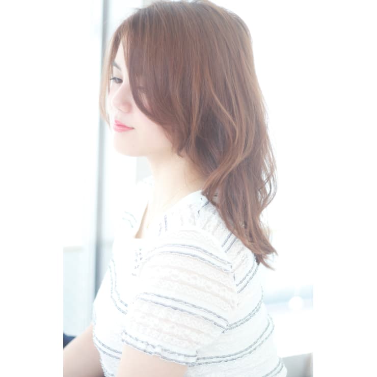 人気の髪型ミディアム セミディお手入れ楽チンデジタルパーマ Alice By Afloat アリスバイアフロート のヘアスタイル 美容院 美容室を予約するなら楽天ビューティ