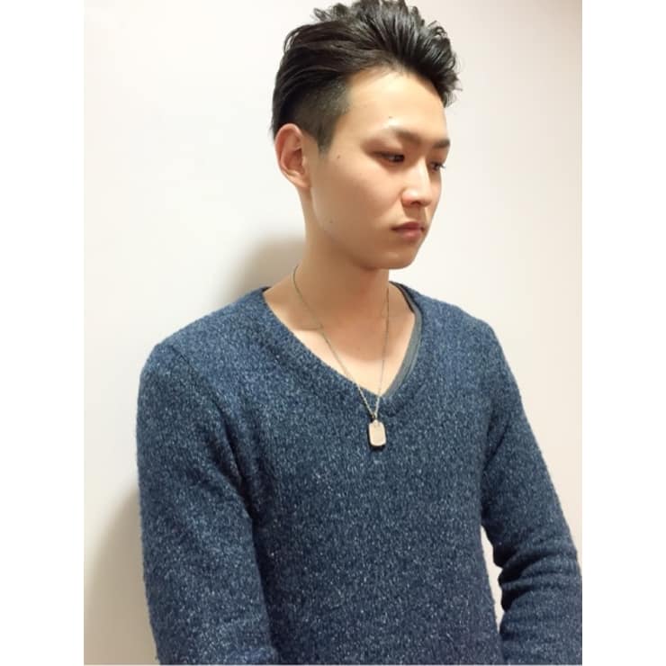 今市君風ツーブロックショート Ash 二俣川南口店 アッシュフタマタガワミナミグチテン のヘアスタイル 美容院 美容室を予約するなら楽天ビューティ