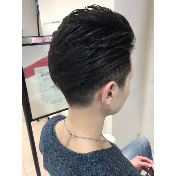 今市君風ツーブロックショート Ash 二俣川南口店 アッシュフタマタガワミナミグチテン のヘアスタイル 美容院 美容室を予約するなら楽天ビューティ