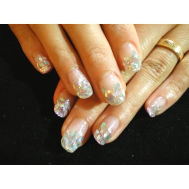 乱切りホロネイル Nail Salon Shandi ネイルサロンシャンディ のネイルデザイン ネイル まつげサロンを予約するなら楽天ビューティ