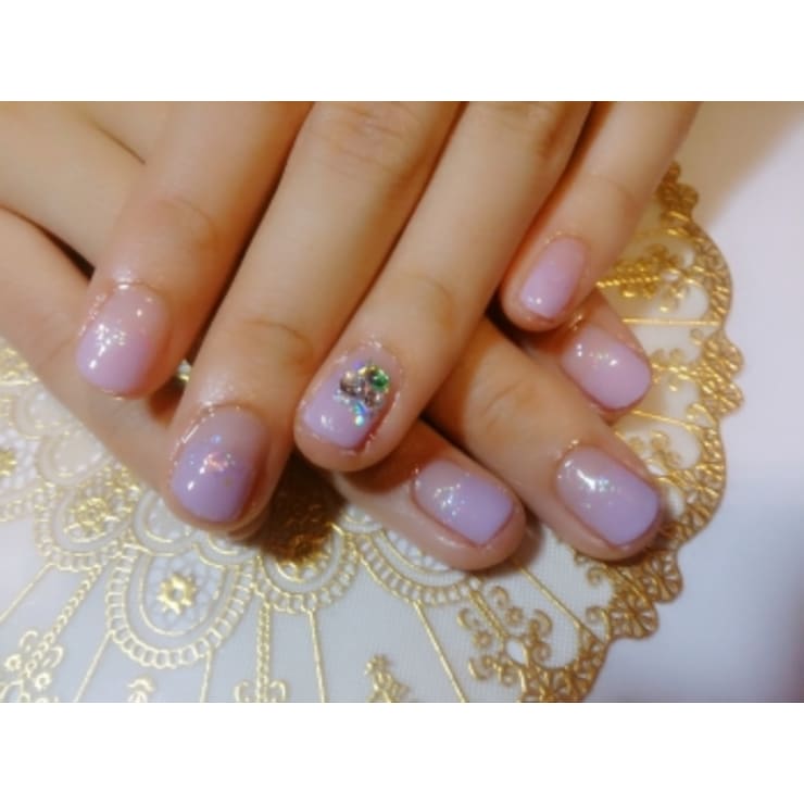 ラベンダーカラーグラデーション 15年春ネイル Nail Salon Shandi ネイルサロンシャンディ のネイルデザイン ネイル まつげサロンを予約するなら楽天ビューティ