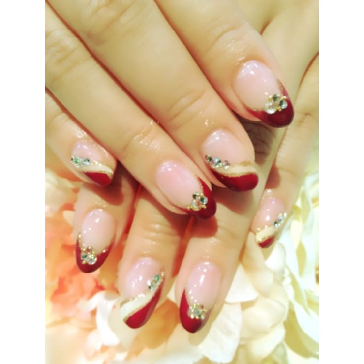 大人ワインレッドネイル Liana Nail リアーナ のネイルデザイン ネイル まつげサロンを予約するなら楽天ビューティ