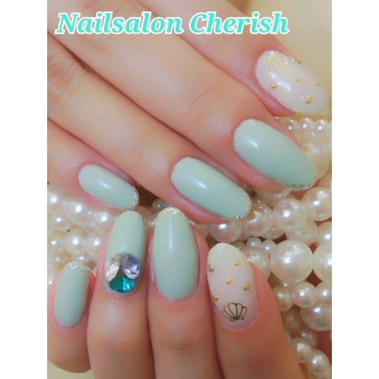 ジュエリーネイル Nailsalon ｃｈｅｒｉｓｈ ネイルサロン チェリッシュ のネイルデザイン ネイル まつげサロンを予約するなら楽天ビューティ