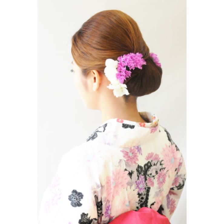 シンプル 浴衣アップ 浴衣着付け ヘアセット Broto ブロット のヘアスタイル 美容院 美容室を予約するなら楽天ビューティ