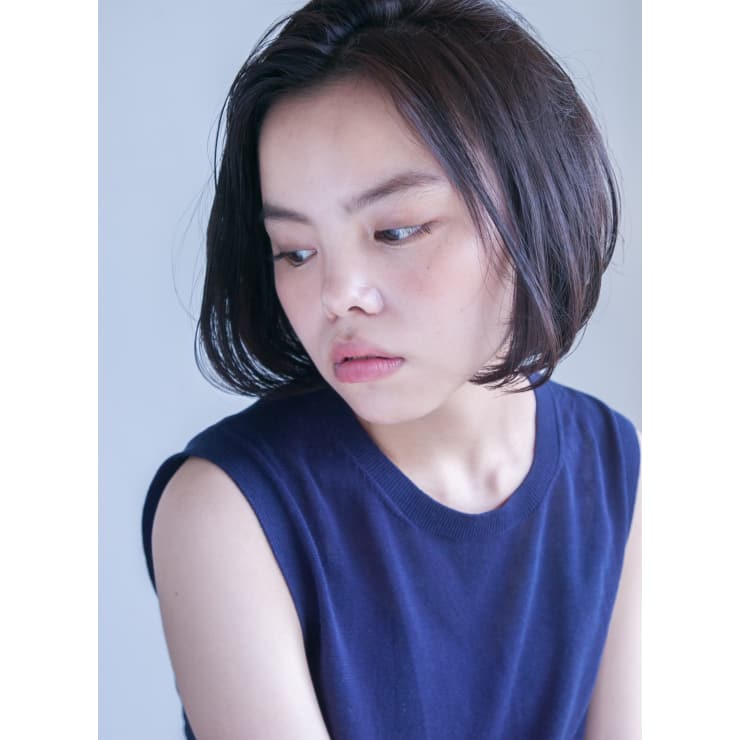 比留川游風大人もオススメのシンプルスマートボブ Anti アンティ のヘアスタイル 美容院 美容室を予約するなら楽天ビューティ