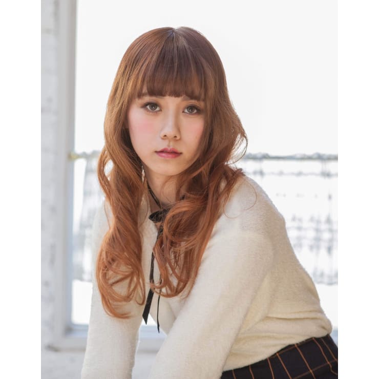 15愛され前髪短め Amp カールロング Hair Salon Rope ヘアーサロンロペ のヘアスタイル 美容院 美容室を予約するなら楽天ビューティ