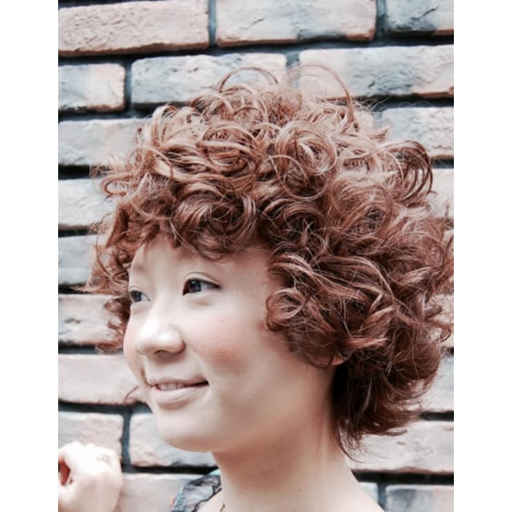 クルクルパーマ クルクルパーマ | komorebi hair works(コモレビ)のヘアスタイル