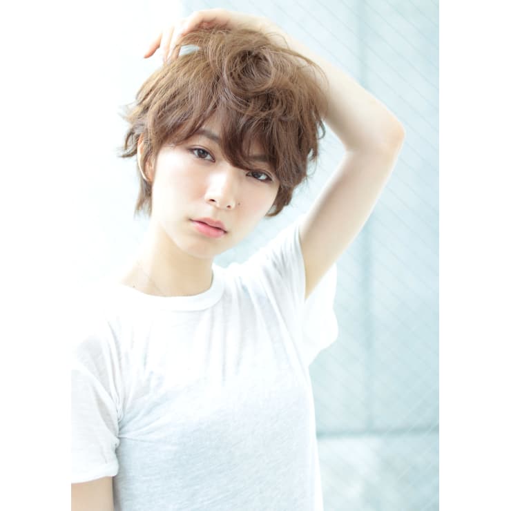 ａｓｈ自由が丘 坂本哲也 フェザーグレージュショート Ash 自由が丘店 アッシュジユウガオカテン のヘアスタイル 美容院 美容室を予約するなら楽天ビューティ