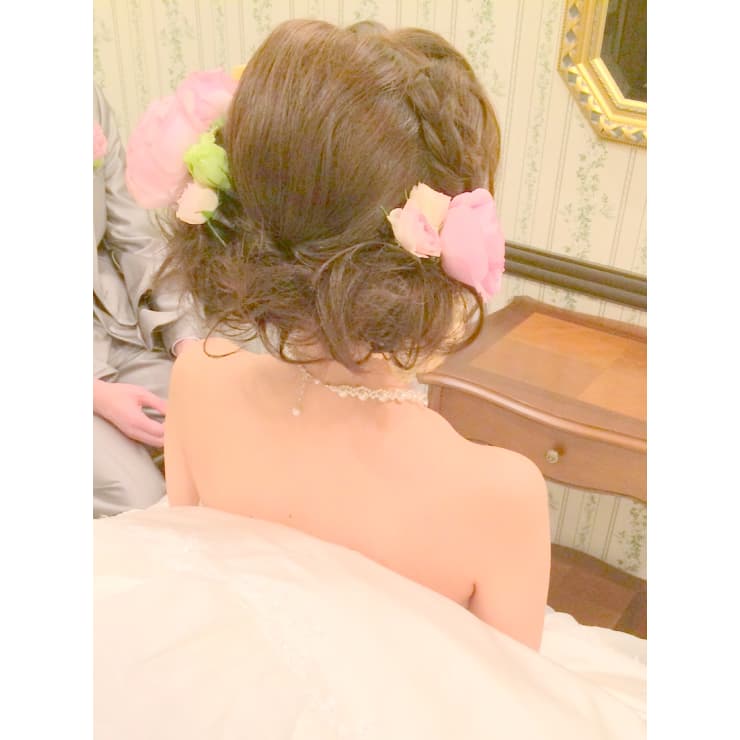 花嫁様ヘアセットスタイル Cherot シャロット のヘアスタイル 美容院 美容室を予約するなら楽天ビューティ