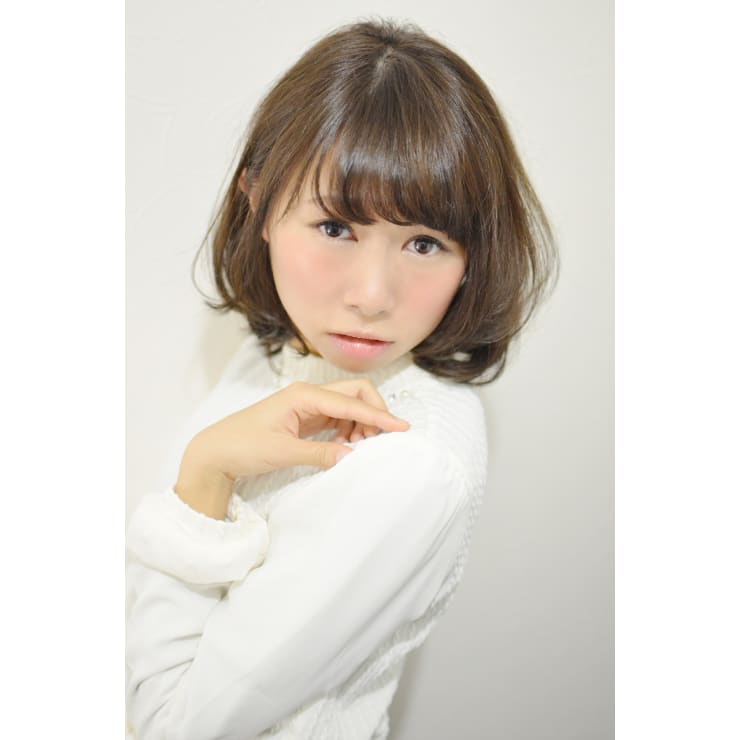 黒猫の館 ゆるふわおフェロなワンカールボブ 黒猫の館 クロネコノヤカタ のヘアスタイル 美容院 美容室を予約するなら楽天ビューティ