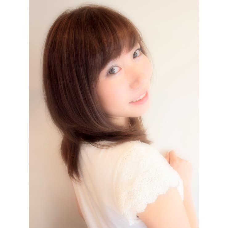 前下がりのレイヤー愛されミディアム Hair Design Rinto リント のヘアスタイル 美容院 美容室を予約するなら楽天ビューティ