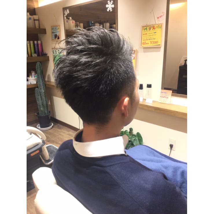 Exile 三代目風 アシメショート Needs Hair ニーズヘアー のヘアスタイル 美容院 美容室を予約するなら楽天ビューティ