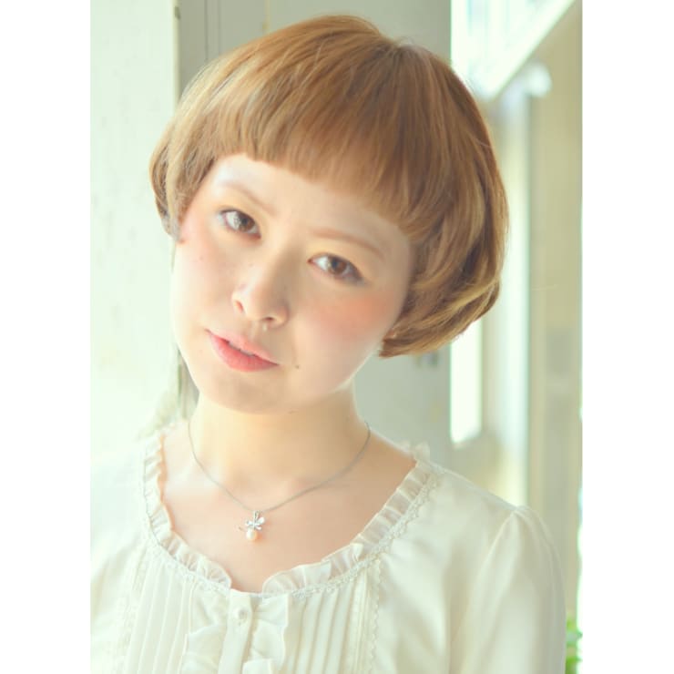 人毛 ハンドカット　マッシュボブ　少し明るめブラウン Ｍサイズ 2025年夏】マッシュボブの髪型・ヘアアレンジ｜人気順