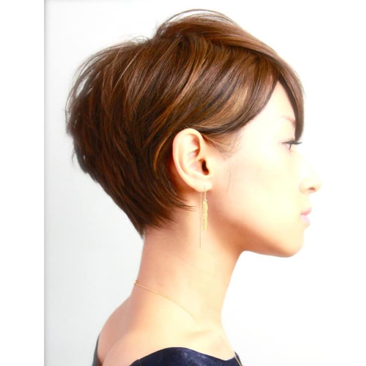 大人かっこいいベリーショート2 横顔 Renjishi Kichijoji レンジシ のヘアスタイル 美容院 美容室を予約するなら楽天ビューティ