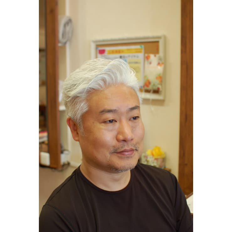 K⭐︎H⭐︎A おしゃれリーゼント | ankh［leaf］(アンクリーフ)のヘアスタイル