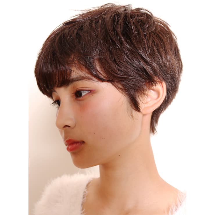 佐藤栞里風ショートヘアー Beautrium 福岡 ビュートリアム のヘアスタイル 美容院 美容室を予約するなら楽天ビューティ