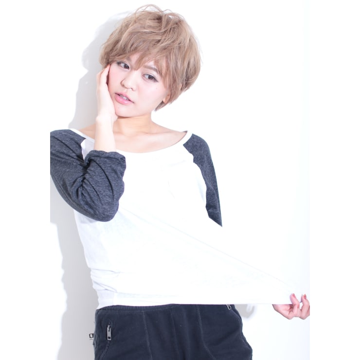 Ash自由が丘 坂本哲也 エアリ ショ ト Ash 自由が丘店 アッシュジユウガオカテン のヘアスタイル 美容院 美容室を予約するなら楽天ビューティ