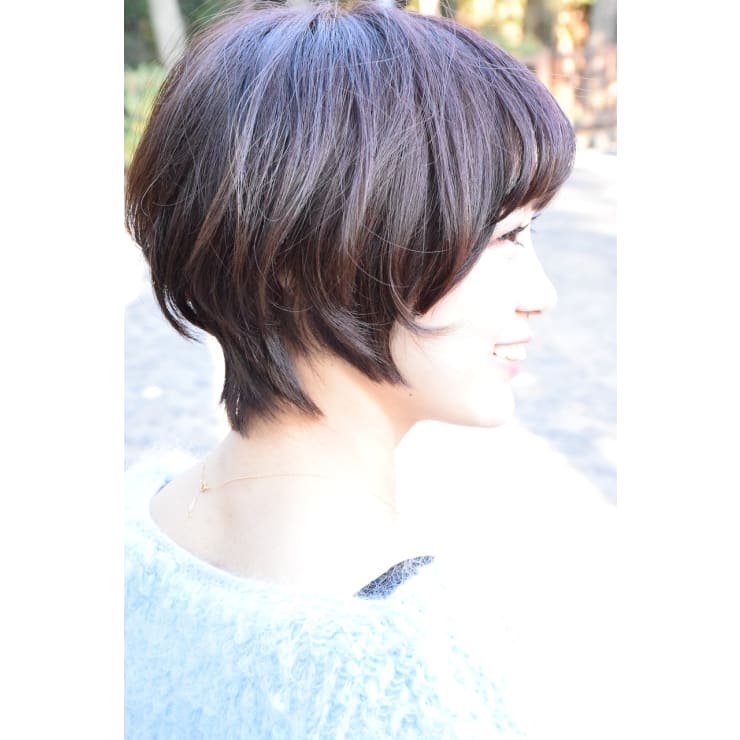 美フォルムなショート16 Belle Chambre ベルシャンブル のヘアスタイル 美容院 美容室を予約するなら楽天ビューティ