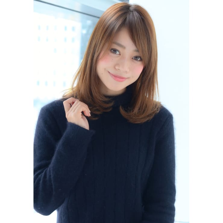 好感度アップ下し流し前髪 大人かわいいワンカールボブ Trico 心斎橋店 トリコ のヘアスタイル 美容院 美容室を予約するなら楽天ビューティ