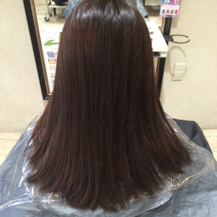 暗髪 ブリーチ レッドオレンジ ダブルカラー Trico 梅田店 トリコ のヘアスタイル 美容院 美容室を予約するなら楽天ビューティ