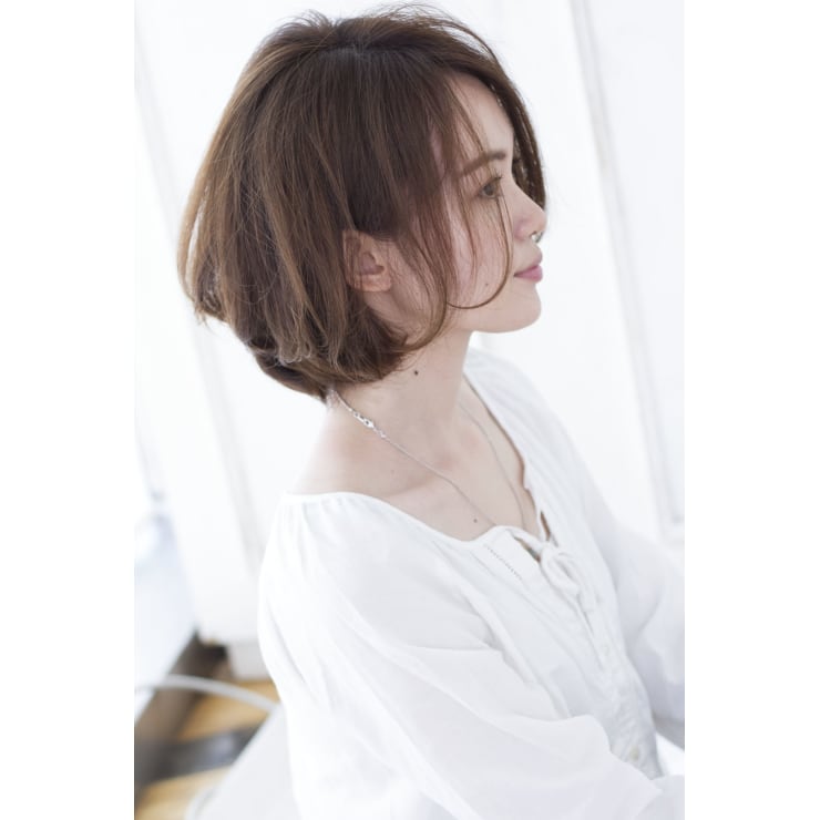 伸ばしかけの方にもおすすめなひし形ショートボブ Alice By Afloat アリスバイアフロート のヘアスタイル 美容院 美容室を予約するなら楽天ビューティ