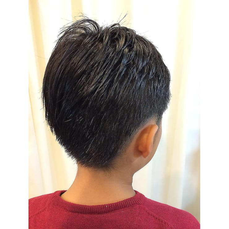 七三分小学生 おしゃれ男の子カット Capelli Malena カペリマレーナ のヘアスタイル 美容院 美容室を予約するなら楽天ビューティ