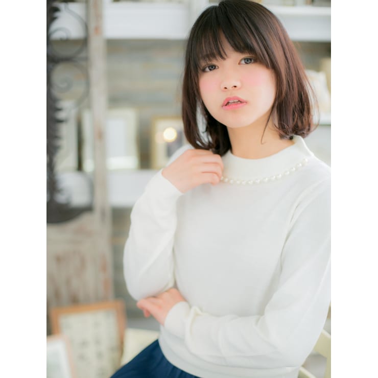 黒髪でも可愛い 伸ばしかけボブ Mod S Hair 越谷 モッズヘア 越谷西口店 髪質改善 縮毛矯正 ヘッドスパ モッズヘア コシガヤニシグチテン のヘアスタイル 美容院 美容室を予約するなら楽天ビューティ