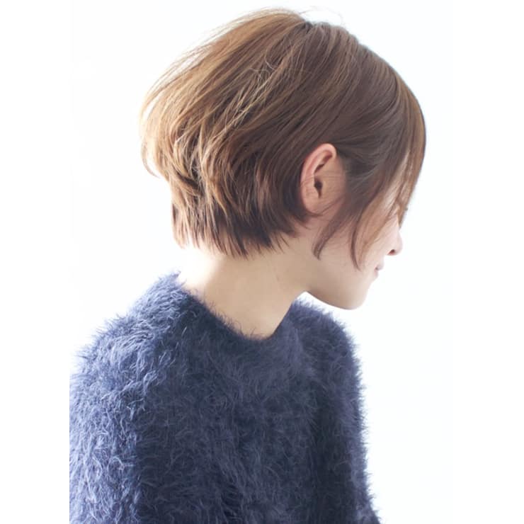 小顔効果 30代40代 大人ショートボブ Circus By Beautrium 表参道 サーカスバイビュートリアム のヘアスタイル 美容院 美容室を予約するなら楽天ビューティ