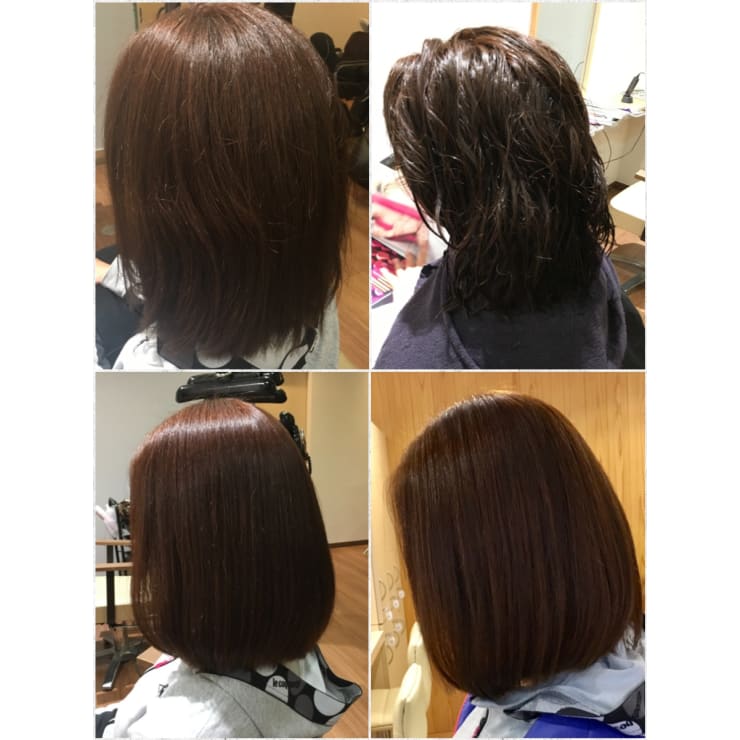艶髪美髪再生ストレートパーマ 縮毛矯正 Le Ali レアーリ のヘアスタイル 美容院 美容室を予約するなら楽天ビューティ