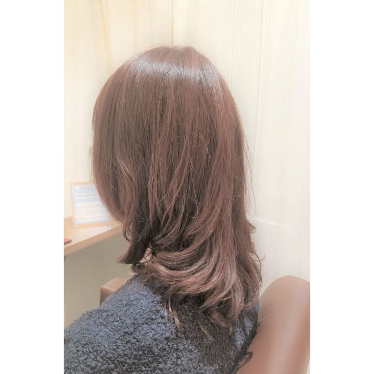 ツヤ髪 ショコラピンクカラー Ange For Hair アンジューフォーヘアー のヘアスタイル 美容院 美容室を予約するなら楽天ビューティ