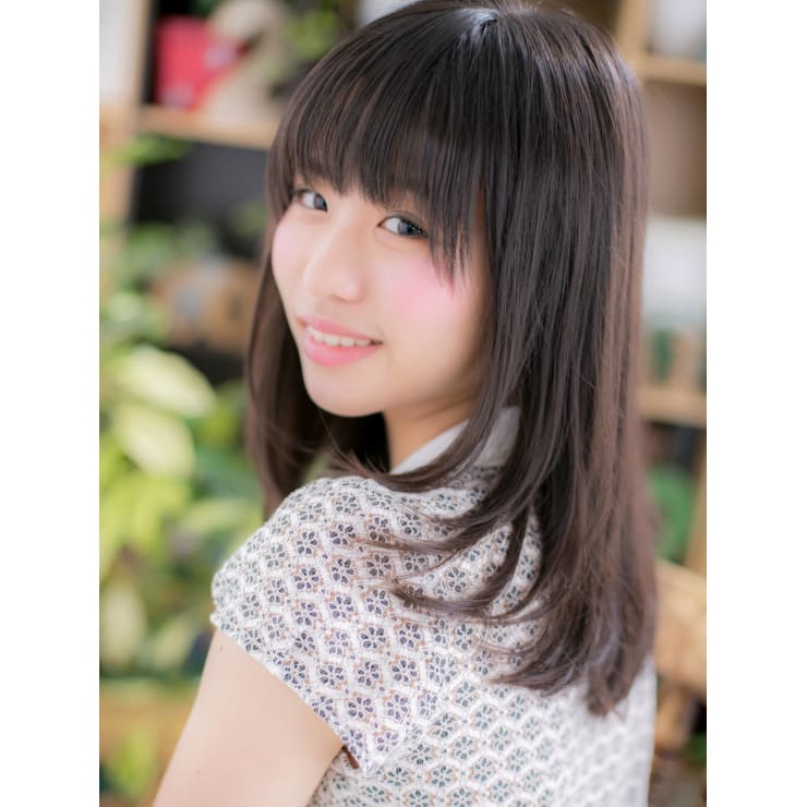 黒髪の 清純派ストレート Cover Hair Bliss 北浦和西口店 カバーヘアブリス キタウラワニシグチテン のヘアスタイル 美容院 美容室を予約するなら楽天ビューティ