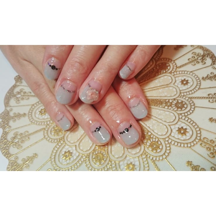 深めフレンチ Nail Salon Shandi ネイルサロンシャンディ のネイルデザイン ネイル まつげサロンを予約するなら楽天ビューティ