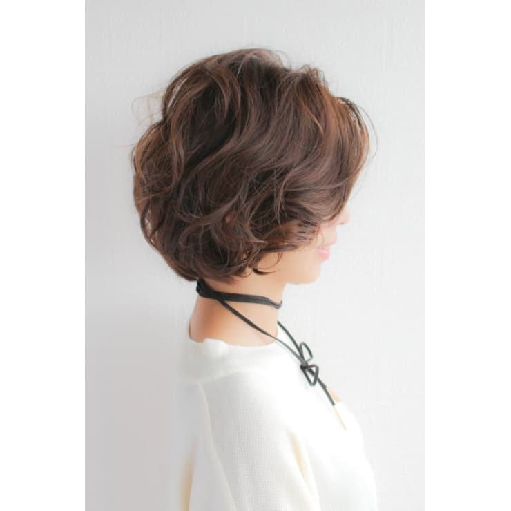 くせ毛風外ハネショートボブ Total Beauty Stella トータルビューティステラ のヘアスタイル 美容院 美容室を予約するなら楽天ビューティ