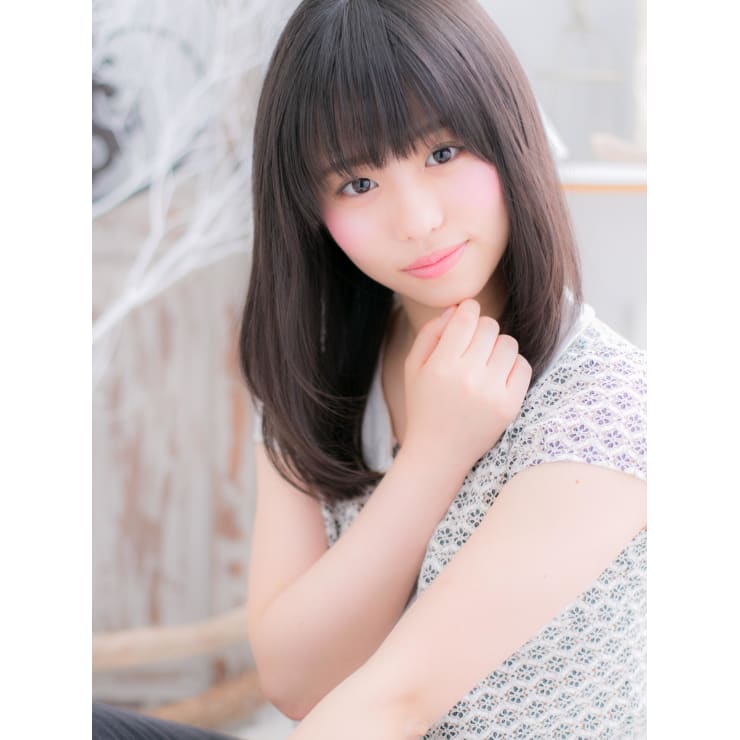 黒髪の 清純派ストレート Mod S Hair 越谷 モッズヘア 越谷西口店 モッズヘア コシガヤニシグチテン のヘアスタイル 美容院 美容室を予約するなら楽天ビューティ