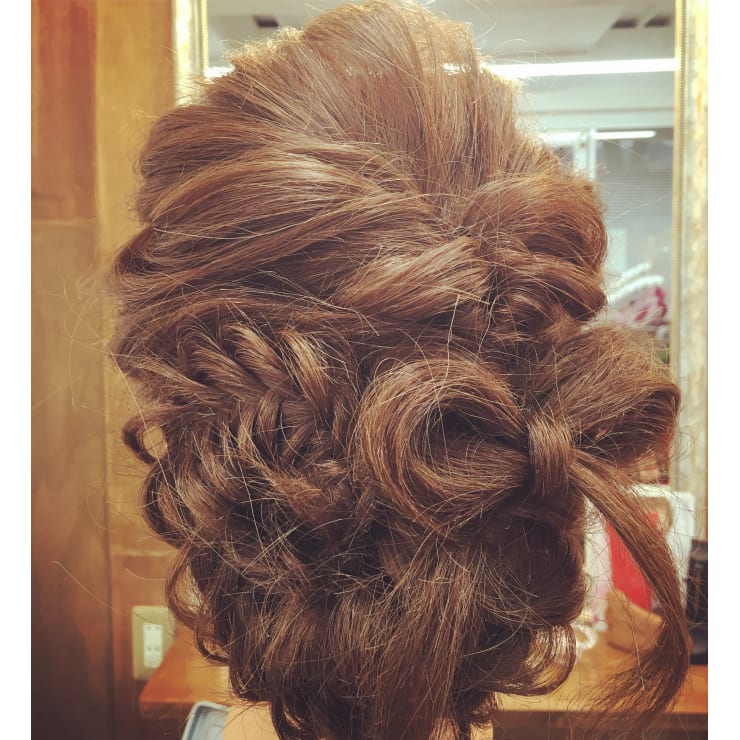 結婚式セット パーティーアップ Hair Make Plaisir ヘアアンドメイクプレジール のヘアスタイル 美容院 美容室を予約するなら楽天ビューティ