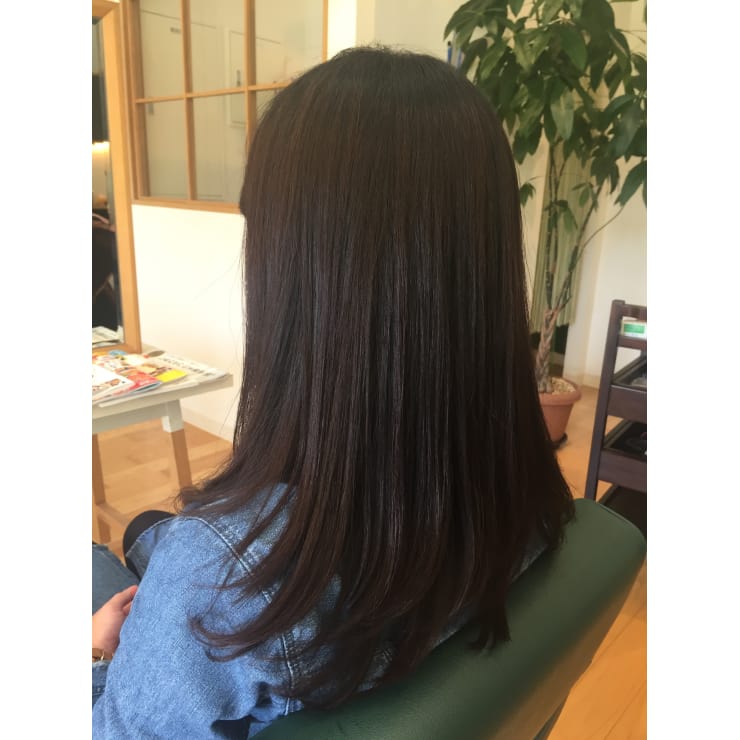 Passo 重めの毛先ワンカールロング Hair Make Passo パッソ のヘアスタイル 美容院 美容室を予約するなら楽天ビューティ