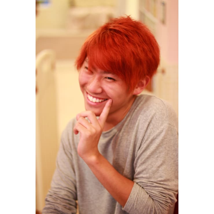１０レンジャー オレンジ Hair Make Factory Apnek ヘアーメイクファクトリーアプネク のヘアスタイル 美容院 美容室を予約するなら楽天ビューティ