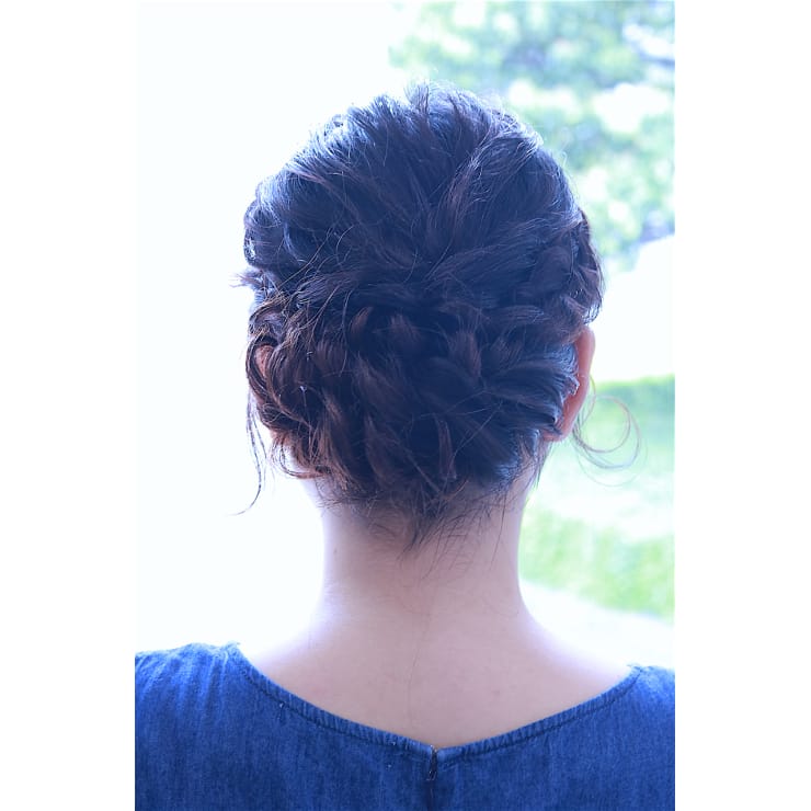 Soy Kufu 浴衣にも すっきりヘアアレンジ Soy Kufu 東伏見店 ソイクフヒガシフシミテン のヘアスタイル 美容院 美容 室を予約するなら楽天ビューティ