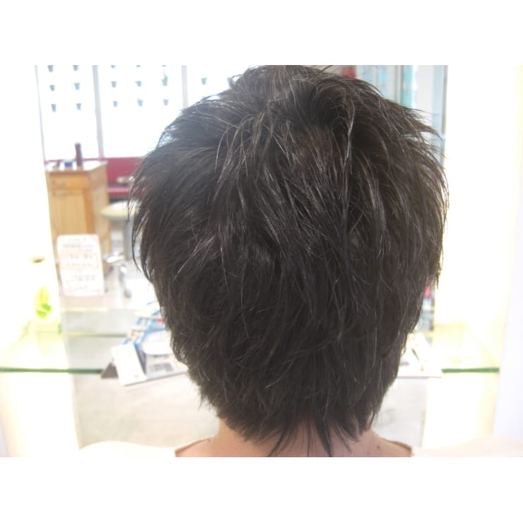 ロマンスグレーナチュラルショート Link Hair Design リンクヘアーデザイン のヘアスタイル 美容院 美容室を予約するなら楽天ビューティ